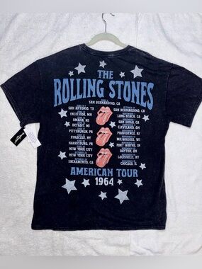 ROLLING STONES 1964 American Tour T-shirt 2025 Rock Music Concert Small New